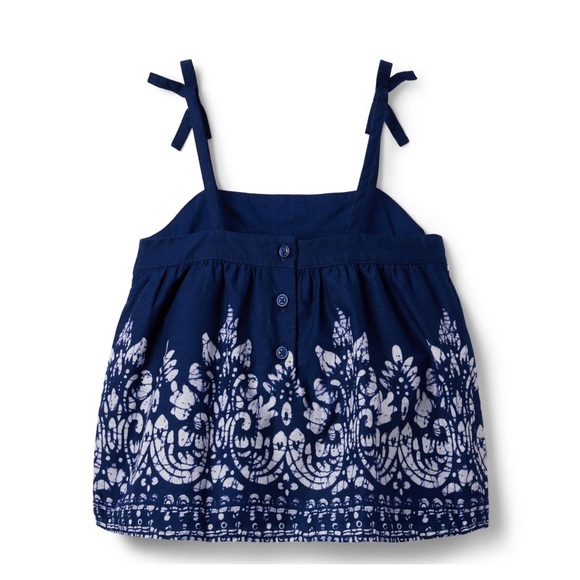 Janie and Jack BORDER PRINT TANK TOP- 5 - Picture 8 of 12